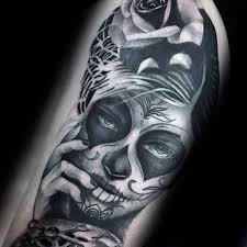 Sind sie auf der suche nach tollen ideen zum thema la catrina tattoo? 50 La Catrina Tattoo Designs For Men Mexican Ink Ideas