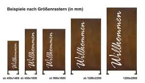 Sichtschutz Cortenstahl Stele Willkommen Sichtschutz Cortenstahl Cortenstahl Sichtschutz