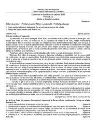Bac 2019, sesiunea de toamnă. Subiecte Limba RomanÄ Bac 2019 Ce Au Avut De Rezolvat Elevii La Real Èi Uman Stirileprotv Ro