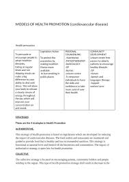 It is the main source of all the happiness in someone's life. Nursing Assignment Health Promotion Strategies