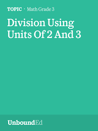 M1 Topic D Model Division As The Unknown Factor In Multiplication And Interpret The Quotient Using Units Or 2 A Math Curriculum 3rd Grade Math 2nd Grade Math