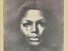 Late 20th Century Woman Face Portrait Print With Chrome Frame