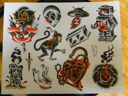 Neo Traditional Tattoo Flash Sheet Traditional Tattoo Flash Sheets American Traditional Tattoo Traditional Tattoo Flash