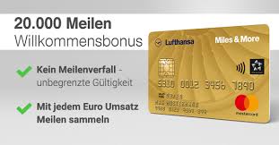 Sie können sich die meilen aber auch bis zu 6 monate nachträglich gutschreiben lassen, falls sie mal ihre servicekartennummer nicht zur hand hatten. Miles More Kreditkarte Gold 20 000 Meilen Freifluge Moglich