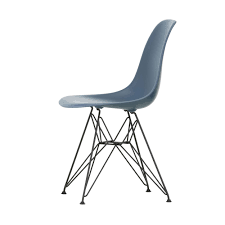 Aktuell über 135.000 angebote für gebrauchte möbel. Eames Plastic Side Chair Stuhl Dsr Mit Kunststoffgleitern Farbe Meerblau Schwarz Grosse Option 1