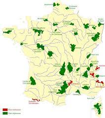 Carte Des Parcs Nationaux Et Parcs Naturels Regionaux De France Carte Pnr Et Pn Parc Naturel Parc Naturel Regional Parcs