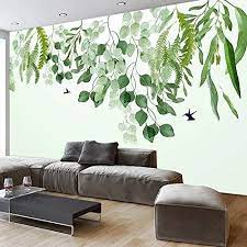 Mural Wallpaper For Walls Fresh Beautiful Green Leaves Natural Plants Custom 3d Large Space Removable Wall Murals Removable Wall Murals Wall Murals Home Decor