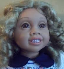 18 " PEGGY hancock CURTIS all His children DIANAS LANCE vinyl asian black  DOLL