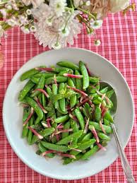 Sugar Snap Peas with Radish, Mint, and Lemon Recipe - Pamela ...