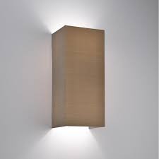 Shop bronze uplight wall sconce at bellacor. Astro 4118 Light Brown Fabric Wall Uplight Wall Light Fittings Wall Lights Fabric Shades