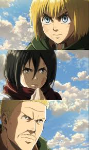 Titan also revolves around the concept of failure: Armin Mikasa Hannes Anime
