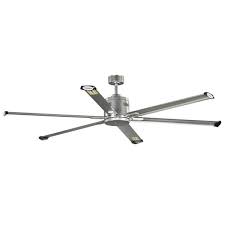 Next post → chrome flush mount ceiling light. Hubbell Lighting Hubbell Industrial 72 In Indoor Outdoor Nickel Dual Mount Ceiling Fan With Wall Control P250017 152 The Home Depot