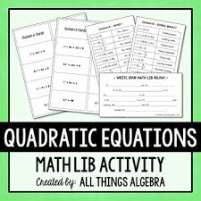 Algebra is a language of its own. Gina Wilson All Things Algebra 2012 Teachers Pay Teachers