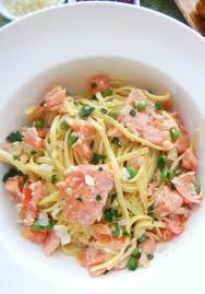Smoked Salmon Pasta With A Light Cream Sauce Cherry On My Sundae Recipe Salmon Pasta Salmon Pasta Recipes Smoked Salmon Pasta
