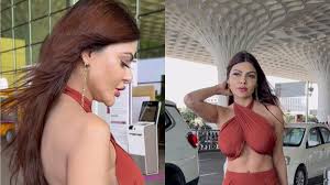 Sherlyn Chopra Risks MAJOR Oops Moment as She Twirls For Paparazzi at  Airport; Watch | Movies News - News18