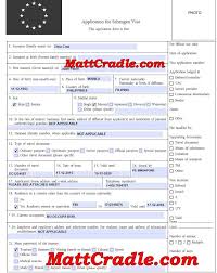 Your visa application is complete. How To Fill Out Schengen Visa Application Form With Pictures
