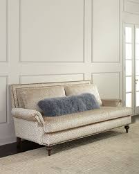 Max two cushion sofa new. Massoud Sheila Geometric Sofa 84 In Neutrals Modesens