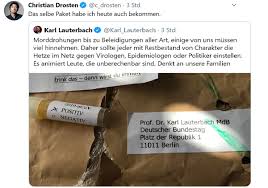Christian Drosten Und Karl Lauterbach Werden Beleidigt Und Erhalten Morddrohungen Die Mittellandische Zeitung Fur Mehr Durchblick