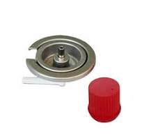 Butane Gas Cartridge - 227g Red Cap & Valve for Camping