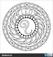 Zodiac Sign Of Leo Shutterstock 350997284 Coloring With Regard To Leo Zodiac Sign Coloring Pages Do Lion Coloring Pages Planet Coloring Pages Coloring Pages