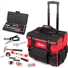 Black Decker Air Swivel Vacuum Belt 174 Piece Tool Set With Trolley Bag Just 89 Down From 129 Plus Free Shipping Trolley Bags Mechanics Storage Tool Set
