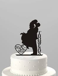Wedding Cake Topper Silhouette Couple Mr Mrs Personalized With Last Name Acrylic Cake Top Wedding Cake Topper Silhouette Wedding Cake Toppers Wedding Topper