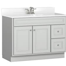 This will determine whether or not you'll have ample storage space. Briarwood Highpoint 42 W X 18 D Bathroom Vanity Cabinet At Menards