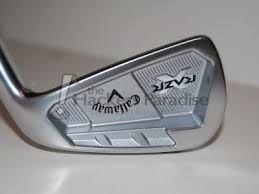 Used Right Hand Demo Callaway Razr X Forged 6 Iron Uniflex Flex Steel Golf  Club | Sidelineswap