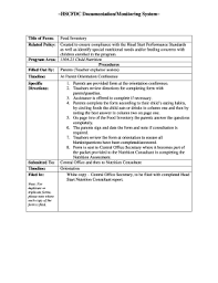 Invoice templates are available in pdf, word, excel formats. 25 Printable Food Inventory Form Templates Fillable Samples In Pdf Word To Download Pdffiller