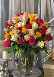 Here at cherryhill flowers we offer beautiful and original floral and gift options. 100 Colored Roses In Johnston Ri Cherryhill Flowers