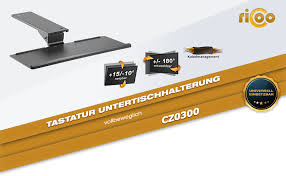 Tischlergeselle valentin zeigt dir wie du ohne jigs oder andere helferlein die blum tandem vollauszüge, schnell und einfach, montieren kannst.damit brauchst. Amazon De Ricoo Tastatur Halterung Schwenkbar Neigbar Cz0300 Computer Pc Schreibtisch