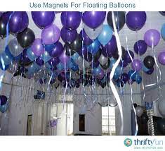 Use Magnets For Floating Balloons Floating Balloons Party Balloons Balloon Decorations Without Helium