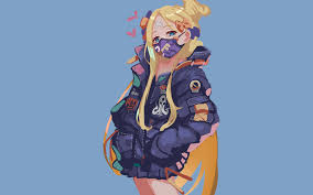 Abigail williams down to its finest details. Wallpaper Id 124221 Fate Grand Order Abigail Williams Fate Grand Order Face Mask Streetwear Blue Background