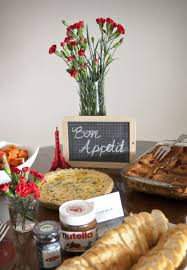 The french can through some pretty epic dinner parties. Elijah S Red Balloon Birthday Party Meat Loves Salt French Food Party French Party French Themed Parties