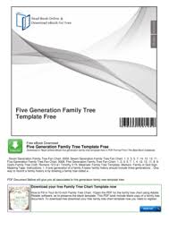 Free Editable Family Tree Template Forms Fillable