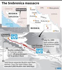 The above map is based on satellite images taken on july 2004. Afp News Agency On Twitter Afp Map And Description Of The Events That Led To The 1995 Srebrenica Massacre The Worst Bloodletting On European Soil Since World War Ii Https T Co Bp0wlwldj0