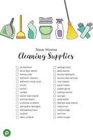 10 Great Pinnable Resources For Moving Be Prepared For Moving Time New Home Essentials Cleaning Supplies Checklist Apartment Checklist