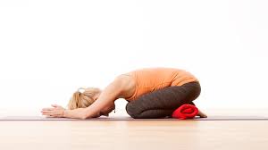 How To Modify Child S Pose I Think Ill Try This First Image To Take Off Pressure On The Front Of My Ankles K Relaxing Yoga Poses Relaxing Yoga Kid Poses