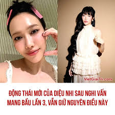 Nghi VẤN DIỆU NHI MANG BẦU THỨ BA? Diệu Nhi gần đây đang khiến fan không  khỏi xôn xao khi cô chỉ đăng ảnh selfie giấu đi vóc dáng trong lúc vướng
