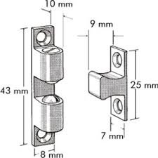 A wide variety of adjustable ball catch 70mm length pure copper double spring steel ball catch latch for furniture cupboard cabinet door adjustable closet tension latch. Tension Ball Catch 1011 Roller Ball Elbow Catches Catches Latches Epco