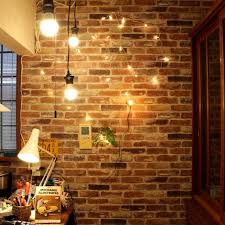 壁 天井 照明 diy 一人暮らし 海外インテリアに憧れる などのインテリア実例 2015 10 24 17 34 36 roomclip ルームクリップ 壁紙 レンガ インテリア レンガ