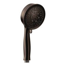 Moen 164927orb Oil Rubbed Bronze Multi Function Hand Shower With 4 Spray Patterns Faucet Com
