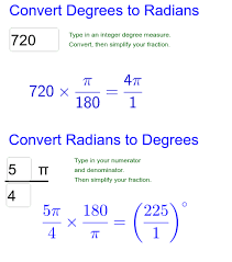 Jan 26, 2021 · therefore, 1π radian represents going 180° around a circle, which makes 180/π the perfect conversion tool for moving from radians to degrees. Explore Converting Between Degrees And Radians Geogebra