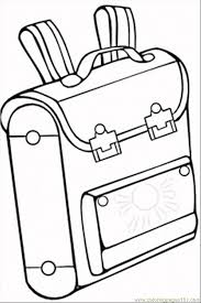 Printable school bag coloring page. School Bag Coloring Page For Kids Free Accessories Printable Coloring Pages Online For Kids Coloringpages101 Com Coloring Pages For Kids