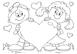 San Valentin Para Colorear
