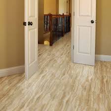 Allure Tile Gripstrip Resilient Tile Flooring Ivory Travertine Luxury Vinyl Tile Flooring Vinyl Plank Flooring Flooring
