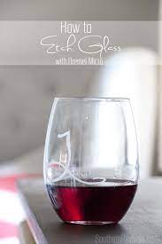 How To Etch Glass With The Dremel Micro Southern Revivals Glass Etching Projects Dremel Glass