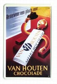 Van Houten Advertising Signs Vintage Advertising Art Vintage Advertisements