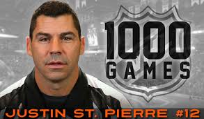 1000 Games for NHL Referee Justin St. Pierre