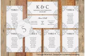 Downloadable Free Wedding Seating Chart Template Microsoft Word
